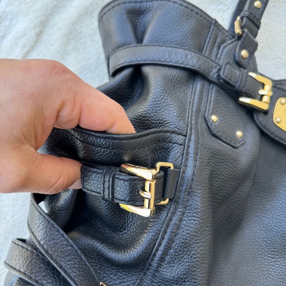 Black Leather Michael Kors Purse - Picture 8 of 12